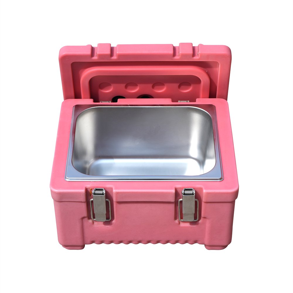 Pink open front